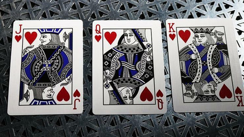 4x Bicycle MetalLuxe Foil Playing Cards - 2 Red 2 Blue Rider Back Decks USA