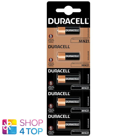 5 Duracell A23 Mn21 Batteries Alkaline 23A V23Ga Lrv08 12V Lasting 5Bl