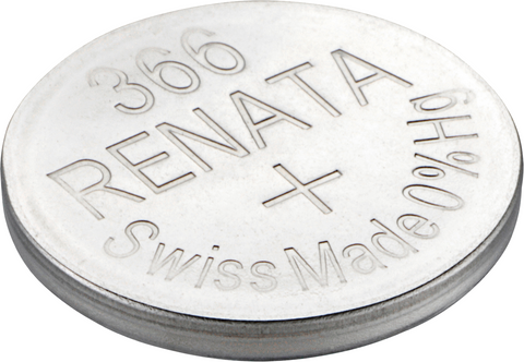 2 Renata 366 Silver Oxide Batteries Sr1116Sw Coin Cell 1.55V 10Bl NEW