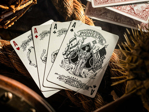 2 Decks Pioneers Red Blue Playing Cards Ellusionist 1893 High Quality Poker NEW