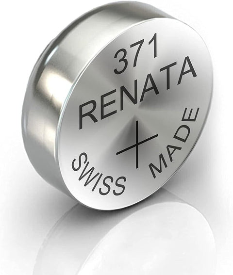 2 Renata 371 Sr920Sw Mp-E Batteries Silver Oxide 1.55V Swiss Made