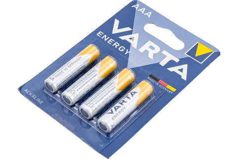 4 Varta Aaa Energy Alkaline Batteries Lr03 Value Pack Micro 1.5V NEW