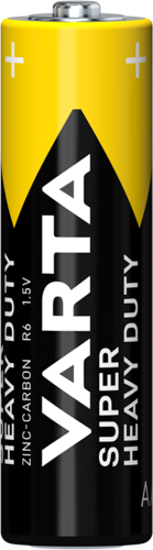 24 Varta Super Heavy Duty Power Zinc-Carbon Aa Lr6 Batteries 1.5V Mignom Ex 2027