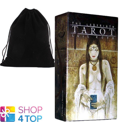 Labyrinth Tarot Cards Deck Fournier Luis Royo Telling Esoteric & Velvet Bag NEW