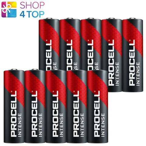 10 Duracell Procell Aa Lr06 Intense Alkaline Batteries 1.5V Mignon Exp 2032 NEW