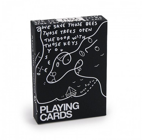 2x Shantell Martin Whitney White And Black Bundle Theory 11 Playing Cards T1149