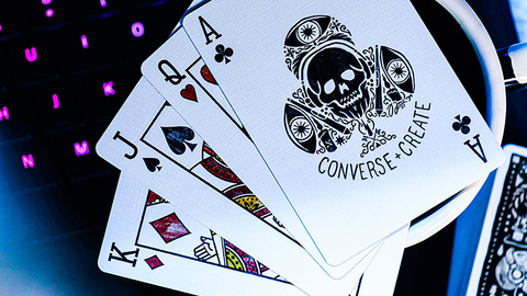 2 Discord Playing Cards Decks Ellusionist Magic Tricks High Quality Black NEW