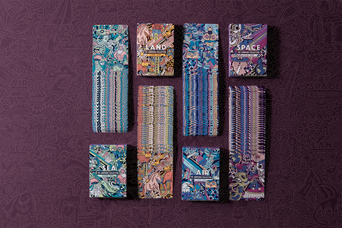 Air Deck The Harmony Collection Playing Cards Art Of Play Magic Poker USa NEW