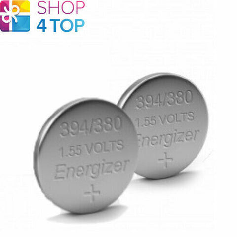 2 Energizer 394 380 Sr936Sw Batteries Silver 1.55V Watch Battery NEW