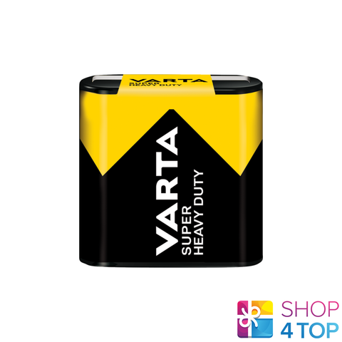 Varta Super Heavy Duty 3R12 Zink-Carbon Battery Tac 4.5V 2012 2700Mah 2024 NEW