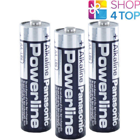 3 Panasonic Powerline Industrial Aa R6 Batteries Alkaline Mn1500 Am3 E91 2030