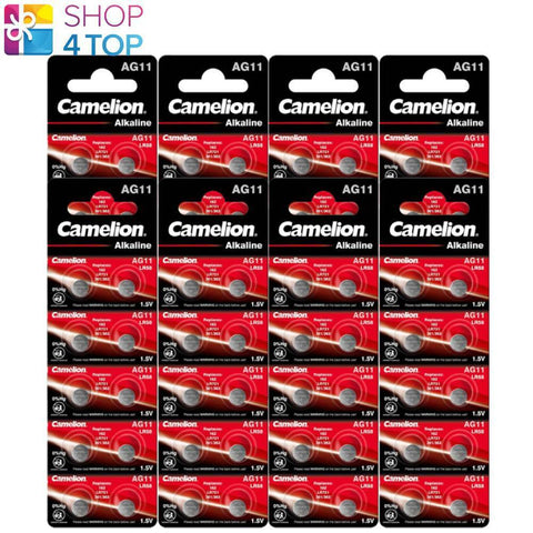 80 Camelion Lr721 Alkaline Batteries 162 361/362 Ag11 Lr58 1.5V 10Bl 2027 NEW