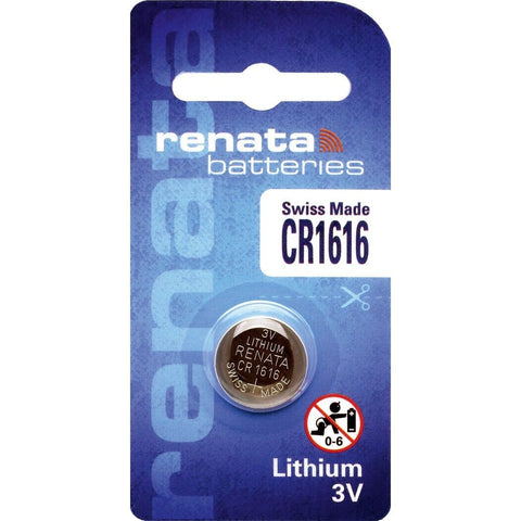2 Renata Cr1616 Lithium Batteries 3V Cell Coin Button 280-209 Exp 1Bl 2029