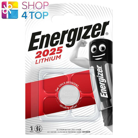 1x Energizer Cr2025 Lithium Battery Blister 3V Coin Cell Dl2025