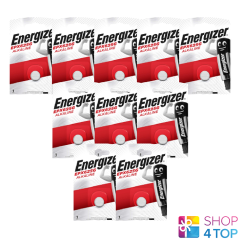 10 Energizer Alkaline 625A Battery 1.5V Lr9 625G Epx625 Coin Cell NEW