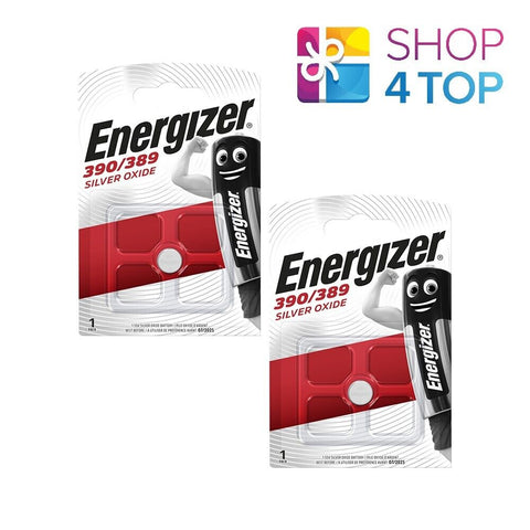 2 Energizer 390 389 Batteries Silver 1Bl 1.55V Watch Battery Blister 2027 NEW