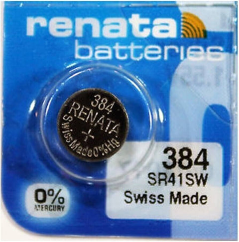 3 Renata 384 Silver Oxide Batteries 1.55V Cell Button Coin Sr41Sw Expiry 2025
