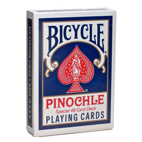 4 Decks Bicycle Pinochle Playing Cards USa 2 Blue 2 Red Standard Index NEW