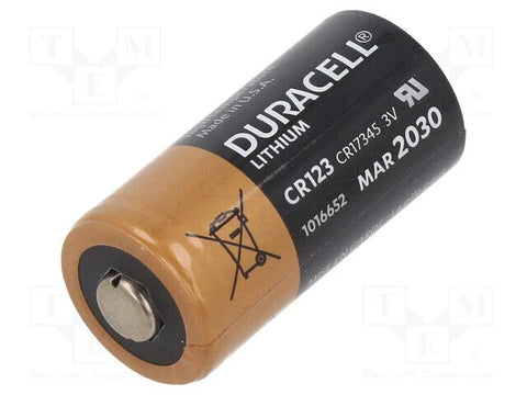 12 Duracell Cr123 Lithium Battery 3V Cr17345 Batteries Expiry 2031 March Bulk