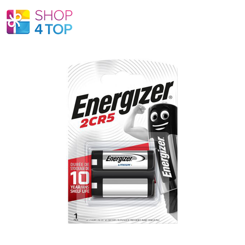 1 Energizer 2Cr5 Lithium Batteries 6V Dl245 Photo Camera Exp 2033 NEW