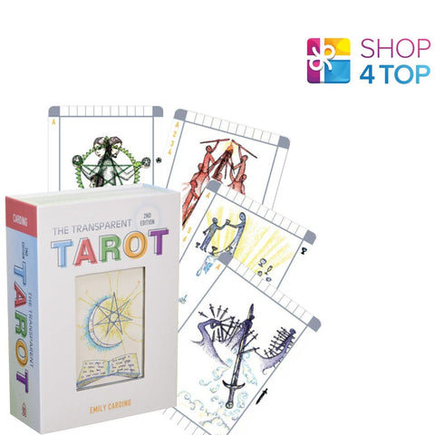 The Transparent Tarot 2Nd Edition Tarot Cards Deck Divinate Schiffer Publishin