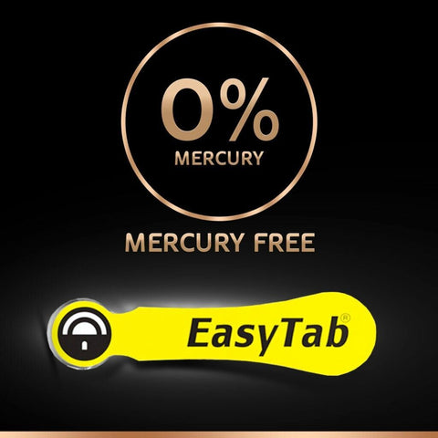 60x Duracell Activair Hearing Aid Batteries Size 10 Zinc Air 1.45V Mercury Free