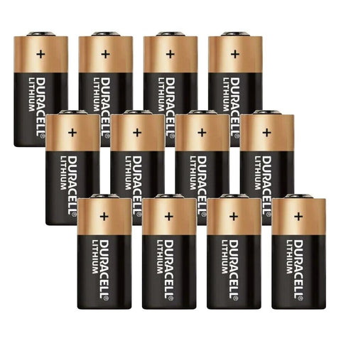 12 Duracell Cr123 Lithium Battery 3V Cr17345 Batteries Expiry 2031 March Bulk