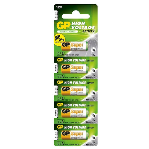 10 Gp Super Alkaline Battery 23A V23Ga Mn21 12V High Voltage No Mercury 2027 5Bl