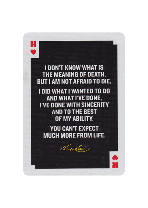 2 Bruce Lee Decks Playing Cards Art Of Play Magic Tricks Poker USa Martial NEW