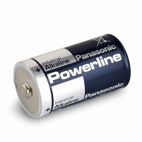 Panasonic Alkaline Batteries C Lr14 Powerline Industrial 1.5V Exp 2029 Bulk NEW