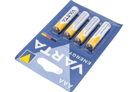 4 Varta Aaa Energy Alkaline Batteries Lr03 Value Pack Micro 1.5V NEW