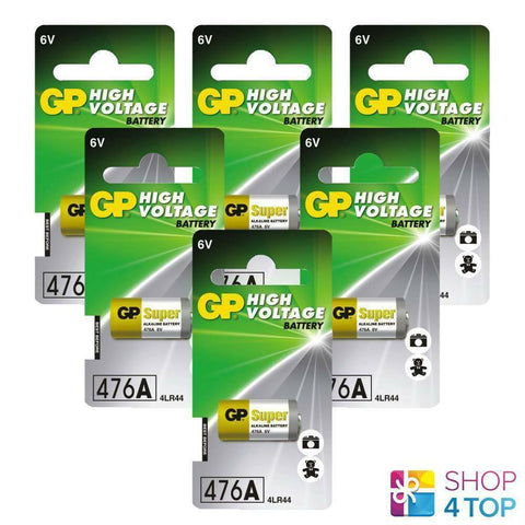 6 Gp Alkaline High Voltage Battery 476A 6V 4Lr44 No Mercury 476Af-2C1 2027 NEW