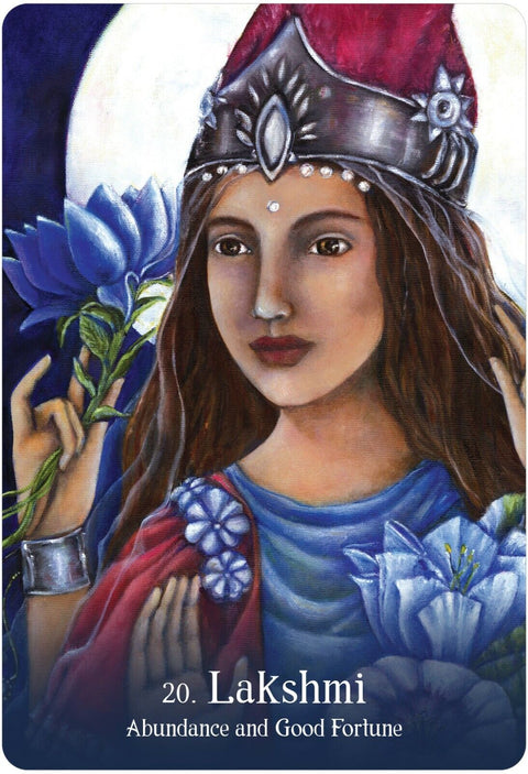 Sacred Mothers And Goddesses Oracle Cards Deck And Book Set Blue Angel With Bag