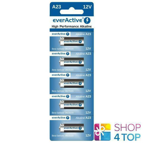 5 Everactive Alkaline Battery High Performance 23A A23 Mn21 12V NEW