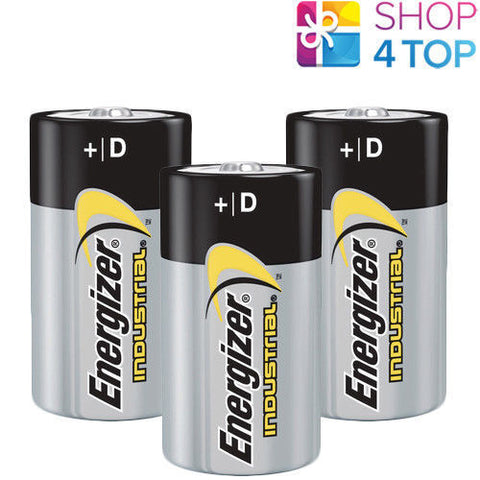 3 Energizer D Alkaline Lr20 Batteries 1.5V Industrial Mono R20 Mn1300 Am1 2028
