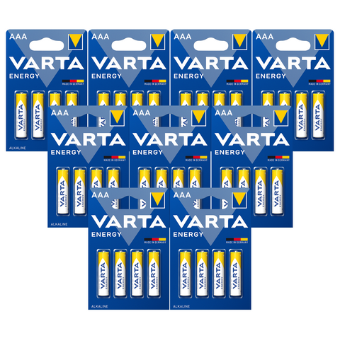 36 Varta Energy Alkaline Aaa Lr03 Batteries Value Pack Micro 1.5V NEW
