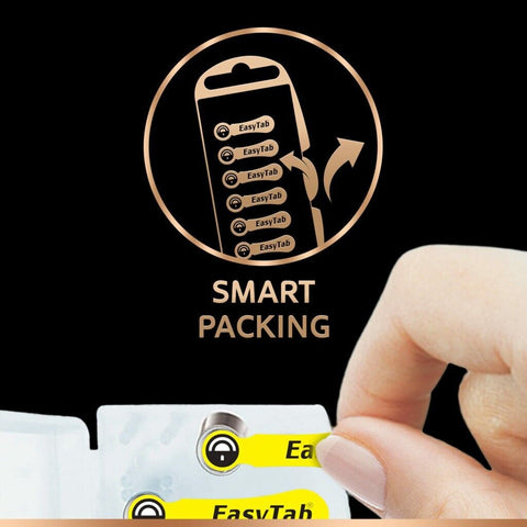 60x Duracell Activair Hearing Aid Batteries Size 10 Zinc Air 1.45V Mercury Free