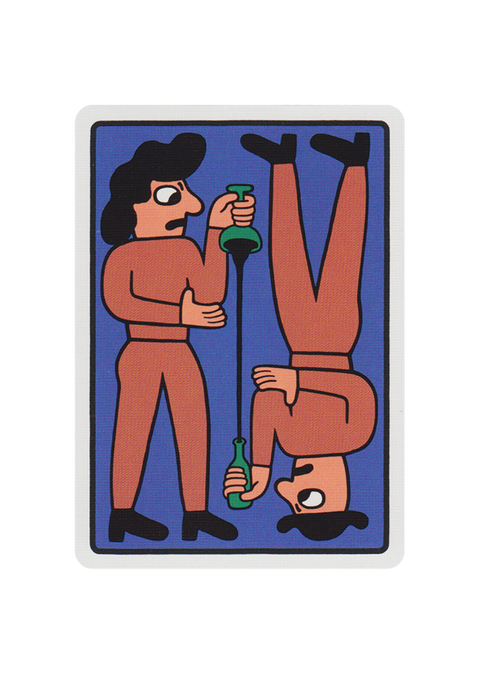 2 Henry And Sally 1 Blue 1 Red Decks Playing Cards Magic Art Of Play Aop010