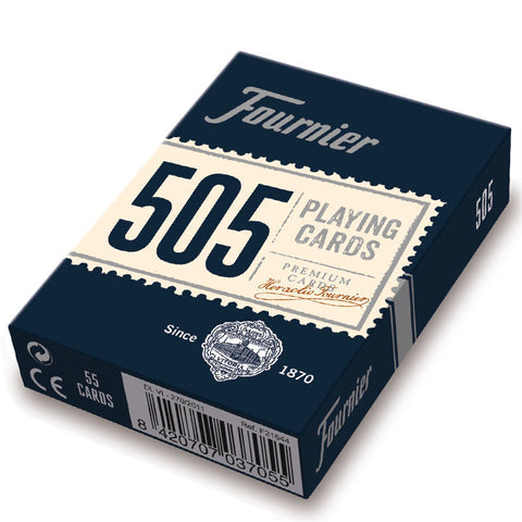 6 Decks Fournier 505 Plastic Coated Poker Playing Cards 3 Red 3 Blue Standard