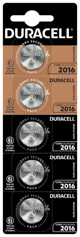 10 Duracell Cr2016 Lithium Batteries 3V Cell 5Bl Ecr2016 Dl2016 Exp 2030 NEW