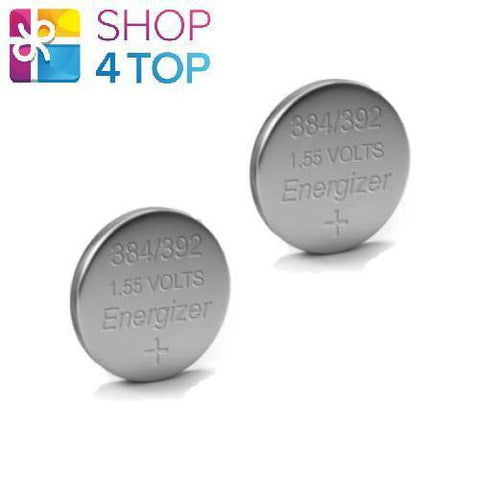 2 Energizer 392 384 Sr736Sw Batteries Silver 1.55V Watch Battery 12