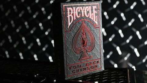 4x Bicycle MetalLuxe Foil Playing Cards - 2 Red 2 Blue Rider Back Decks USA