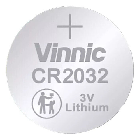 2 Vinnic Cr3032 Lithium Batteries 3V Coin Cell Button Dl3032 NEW