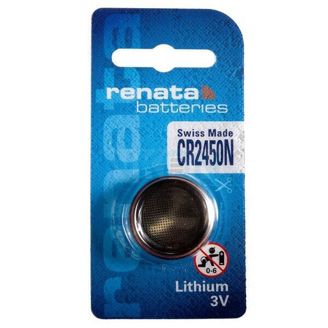 2 Renata Cr2450N Lithium Batteries 3V Cell Coin Button Swiss Made Exp 2030 1Bl