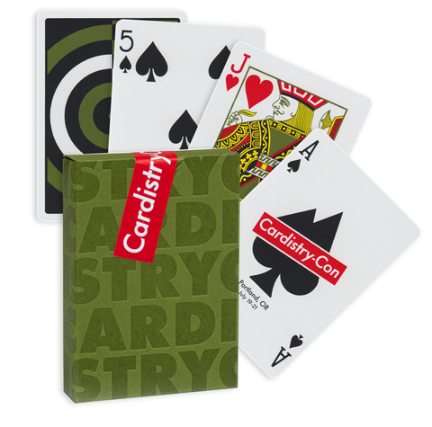2 Cardistry-Con 2019 Decks Playing Cards Art Of Play Magic Poker USa Green NEW