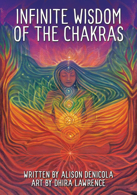 Infinite Wisdom Of The Chakras Cards Deck US Games Systems Denicola With Bag NEW