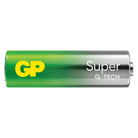 18 Gp Super Alkaline Aa Batteries G-Tech Lr6 1.5V No Mercury 6Bl Pack Exp 2033