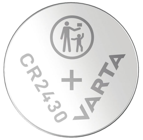 Varta Cr2430 Lithium Batteries 3V Coin Cell Button Dl2430 E-Cr2430 Exp 2033 1Bl