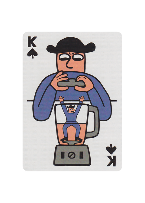 2 Henry And Sally 1 Blue 1 Red Decks Playing Cards Magic Art Of Play Aop010