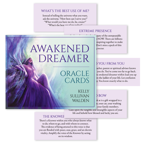 Awakened Dreamer Oracle Cards Deck And A Bag Blue Angel Walden Esoteric NEW